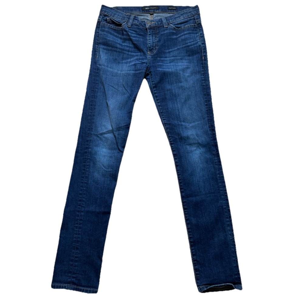 BKE Buckle Reserve Women's Addison  Skinny Blue Dark Wash Denim Jeans Size 27R‎ - Picture 2 of 9